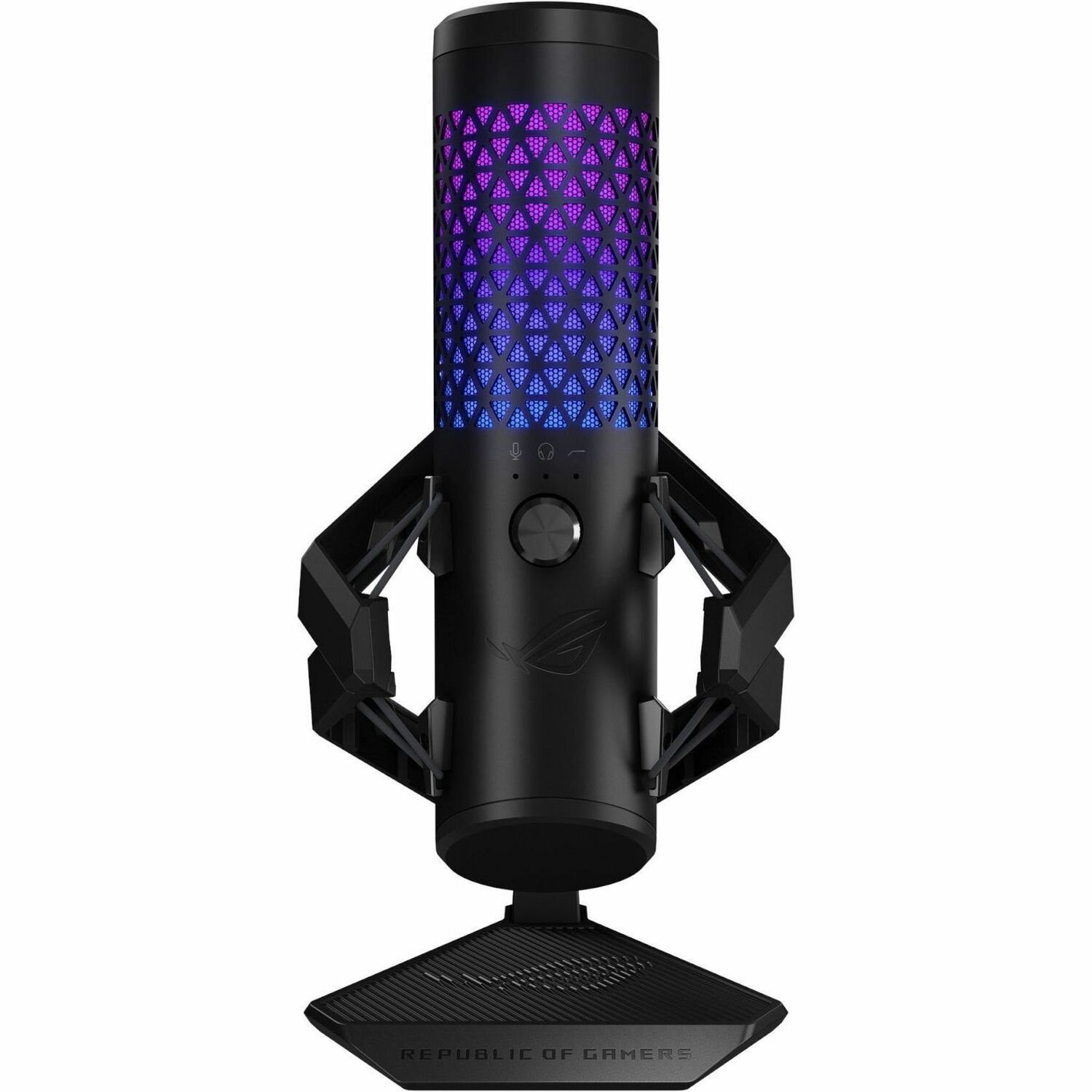 Asus ROG Carnyx Wired Condenser Microphone for Professional Audio, Gaming, Vocals, Voice, Recording, Live Streaming, Podcasting, Computer, Notebook - Black