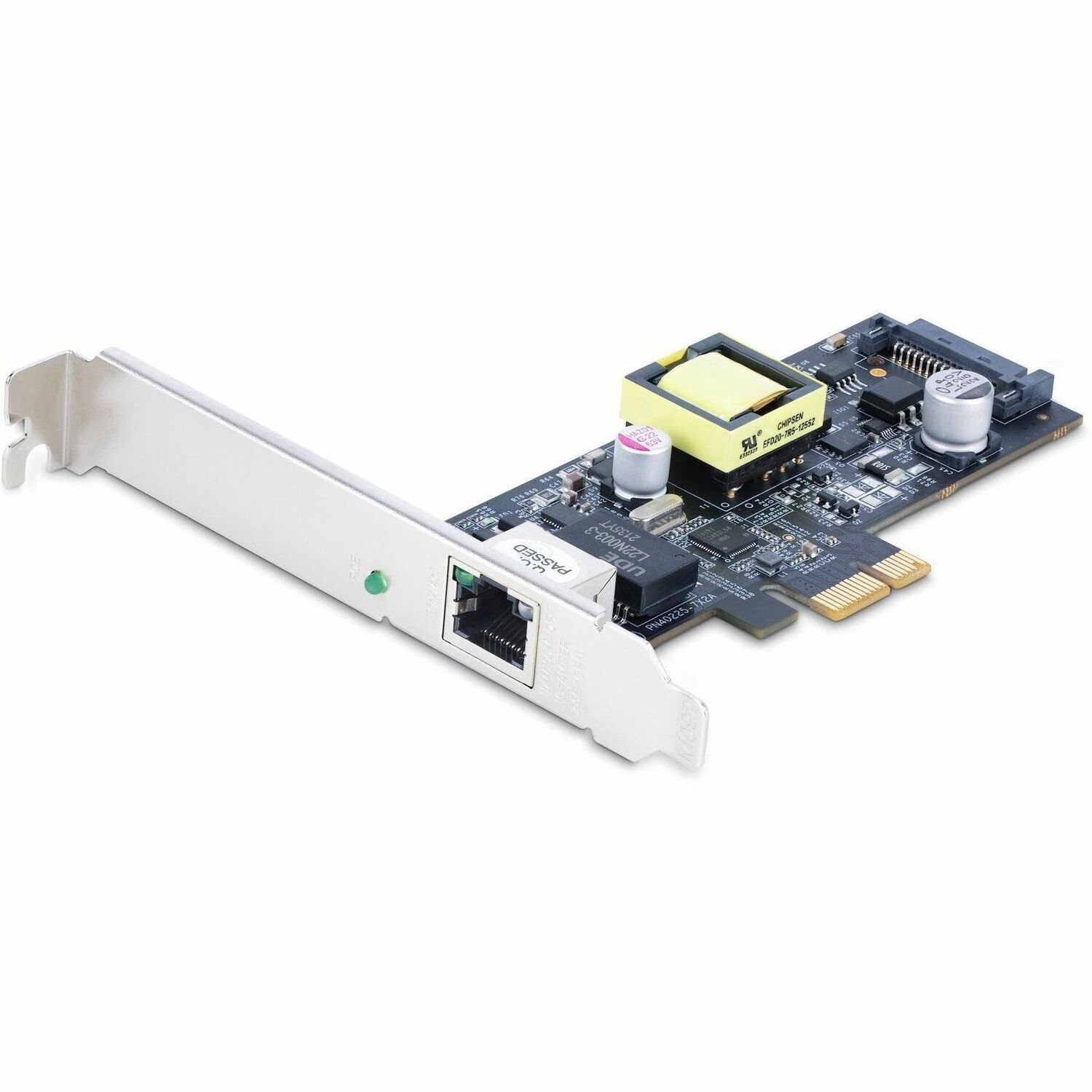 StarTech.com 1-Port 2.5Gbps PCI Express PoE Network Card, Intel I225-V, PCIe 802.3af/at PoE+ Multi-Gigabit NIC, SATA Powered Ethernet Card