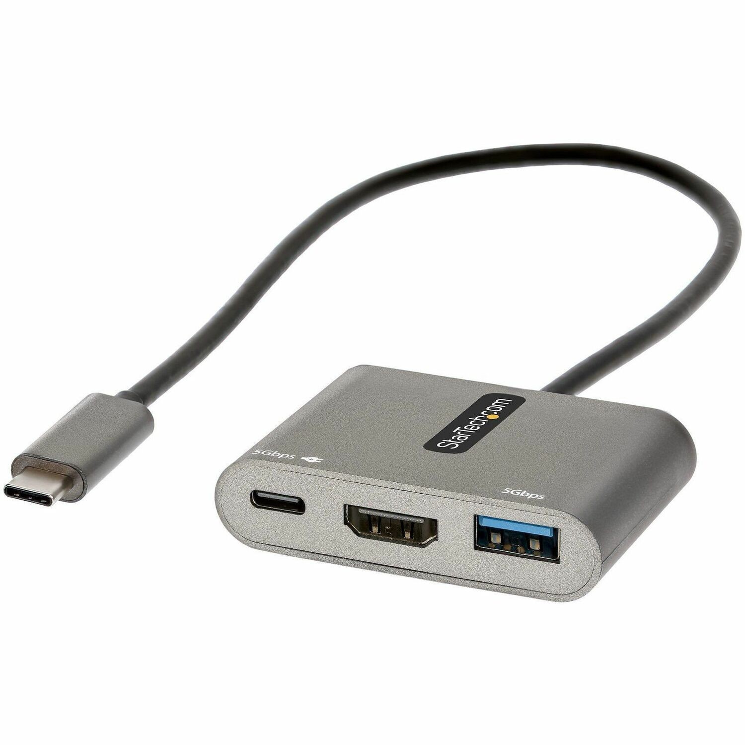 USB C Multiport Adapter, USB-C naar HDMI 4K, 100W PD, USB 3.0 Hub 5Gbps (1xType-C/1xA), USB-C Mini Dock, USB-C Travel Dock