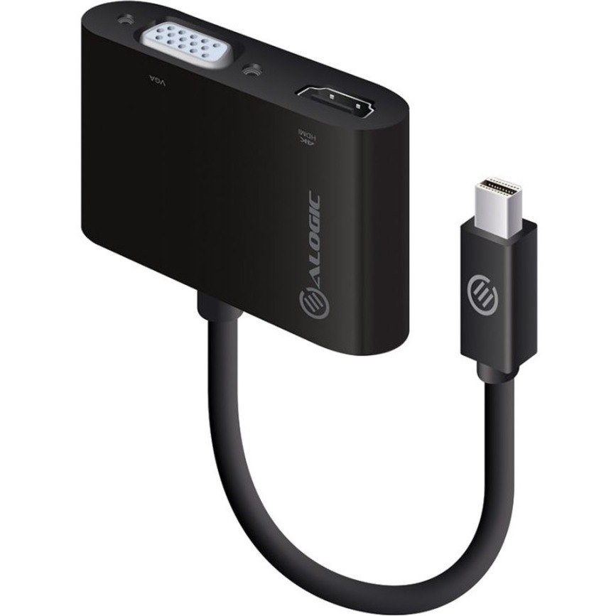 Alogic Premium 15 cm HDMI/Mini DisplayPort/VGA Video Cable for Video Device, Notebook, MacBook, Projector, Monitor, Display, Computer - 1