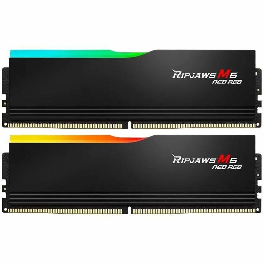 G.SKILL Ripjaws M5 Neo RGB RAM Module for Computer, Motherboard - 32 GB (2x16 GB) - RGB - DDR5-6400/PC5-51200 DDR5 SDRAM - 6400 MHz - CL13 - 1.40 V