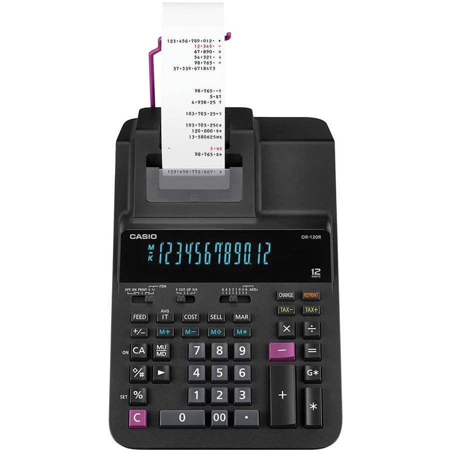 Casio DR-120R Printing Calculator