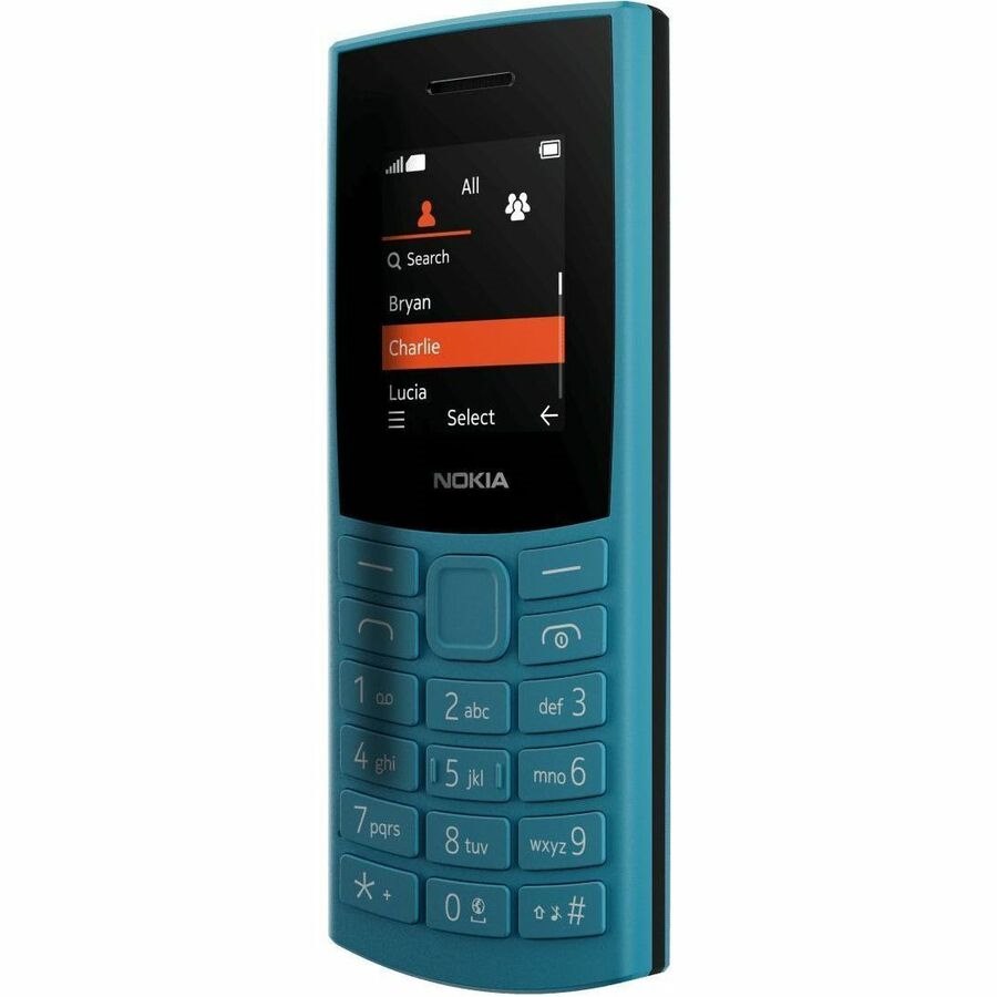 Nokia 105 4G (2023) Feature Phone - 1.8" LCD QQVGA 120 x 160 - Series 30+ - 4G - Ocean Blue