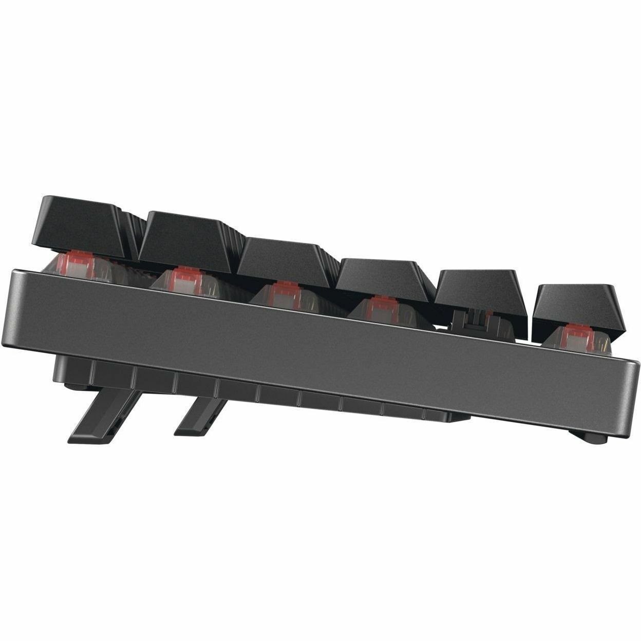CHERRY MX 8.2 Gaming Keyboard - Wired/Wireless Connectivity - USB Type A Interface - RGB LED - QWERTY Layout - Black