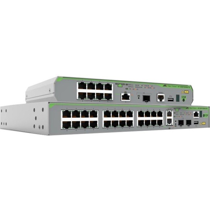 Allied Telesis CentreCOM GS970EMX GS970EMX/28 24 Ports Manageable Layer 3 Switch - Gigabit Ethernet, 10 Gigabit Ethernet - 10/100/1000Base-T, 10GBase-T, 10GBase-X