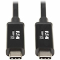 Eaton Tripp Lite Series Thunderbolt 3 Active Cable (M/M) - 40 Gbps, 5A 100W Power Delivery, 4K/60 Hz, 2M (6.56 ft.), Black