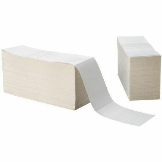 Brother 4in x 6in White Premium Direct Thermal Paper Labels, Die-Cut Fanfold