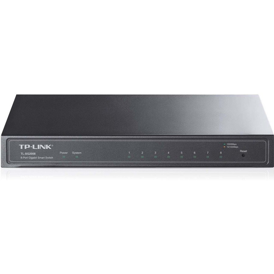 TP-LINK TL-SG2008 - 8-Port Gigabit Smart Managed Switch