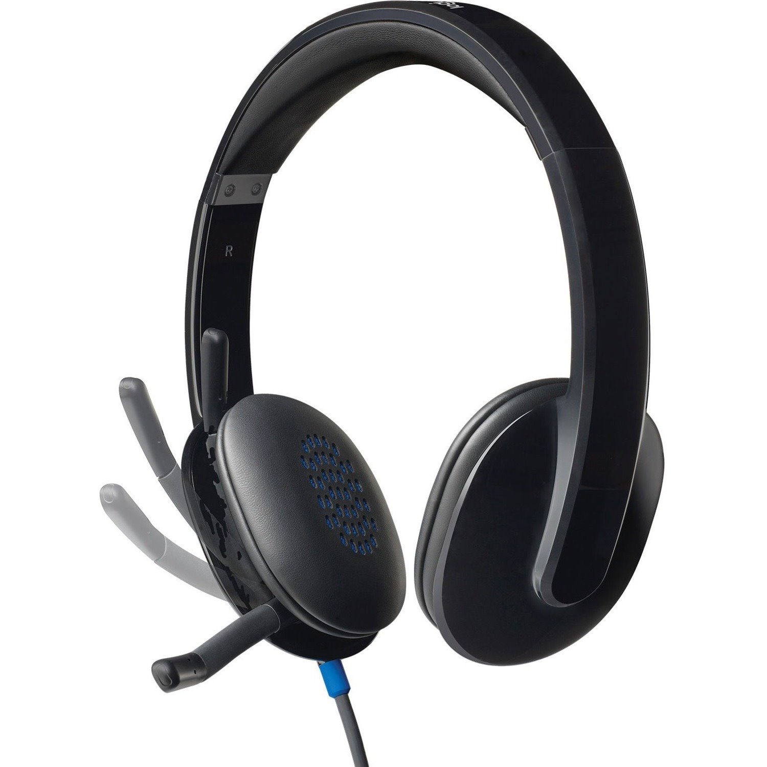 Logitech H540 Wired Over-the-head Stereo Headset - Black