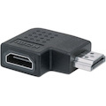 Manhattan HDMI A Female to A Male, left 90° Angle