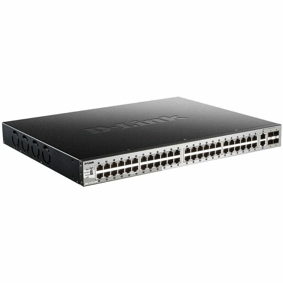 D-Link DGS-3130 DGS-3130-54PS 50 Ports Manageable Ethernet Switch - Gigabit Ethernet, 10 Gigabit Ethernet - 10/100/1000Base-T, 10GBase-T, 10GBase-X