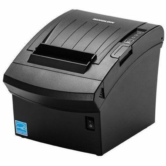 Bixolon SRP-350plusV Retail, Restaurant Direct Thermal Printer - Monochrome - Receipt Print - Ethernet - USB - Serial - IEEE 802.11a/b/g/n Wireless LAN - US - With Cutter - Black