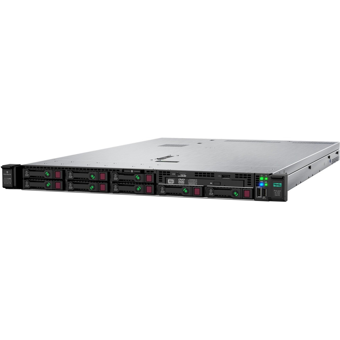 HPE ProLiant DL360 G10 1U Rack Server - 1 Xeon Gold 5218R 2.10 GHz - 32 GB RAM - Serial ATA, 12Gb/s SAS Controller