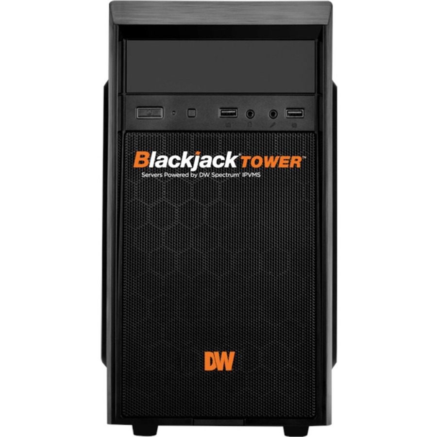 Digital Watchdog Blackjack Ai Mid-Size Tower Server Powered by DW Spectrum IPVMS and IVA - 36 TB HDD