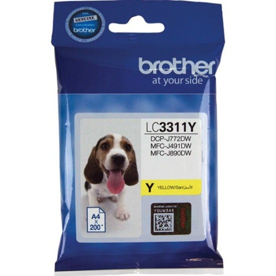 Brother Original Standard Yield Inkjet Ink Cartridge - Yellow Pack