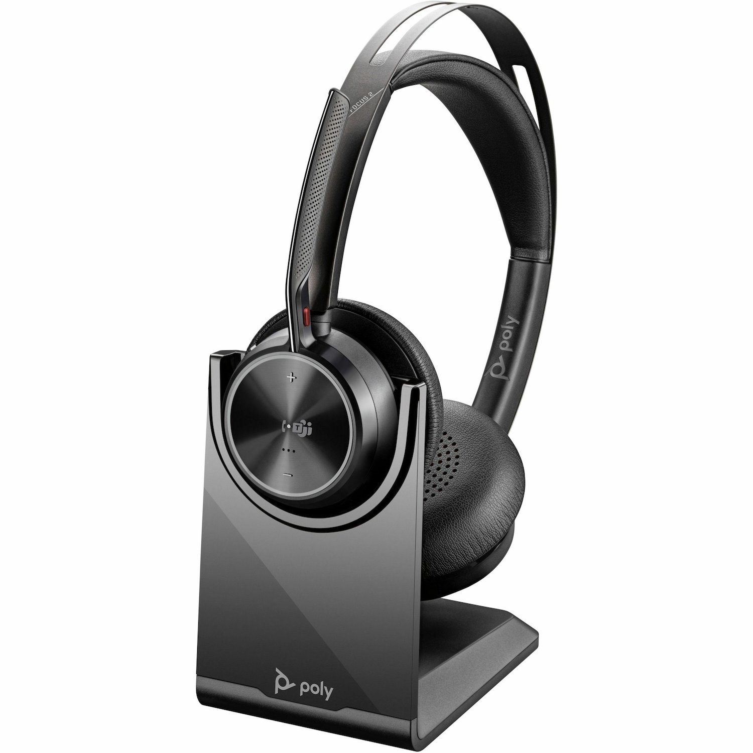 Poly Voyager Focus 2 Wired/Wireless Over-the-head, On-ear Stereo Headset - Black