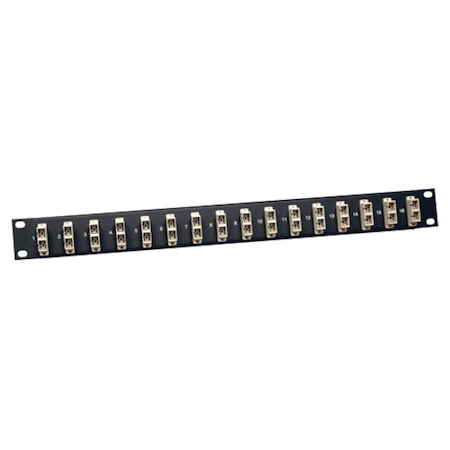 Eaton Tripp Lite Series 16-Port Fiber Patch Panel, 1U (SC/SC), Multimode or Singlemode