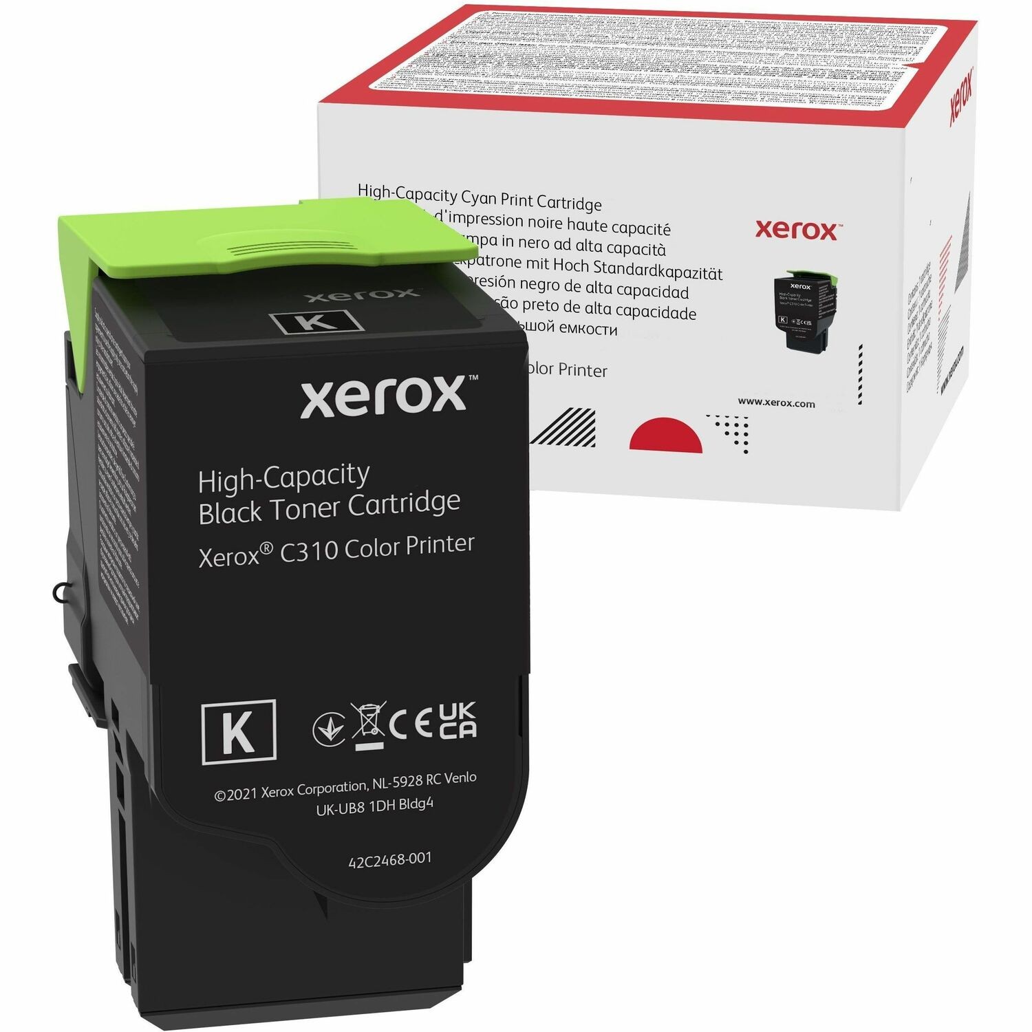Xerox Origineel Hoog Rendement Laser Tonercartridge - Enkelstuksverpakking - Zwart - 1 / Stuk