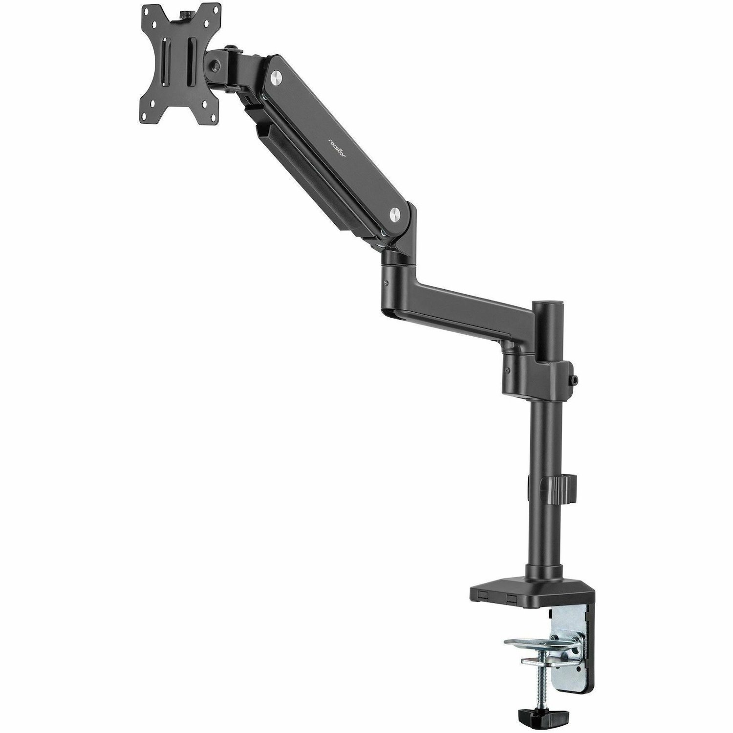 Rocstor ErgoReach Y10N011-B1 Mounting Arm for Monitor, Flat Panel Display - Black - Landscape/Portrait