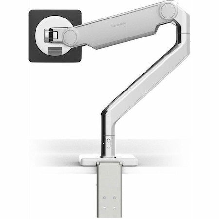 Humanscale M/Flex M2.1 Mounting Arm for Monitor - Polished Aluminum, White