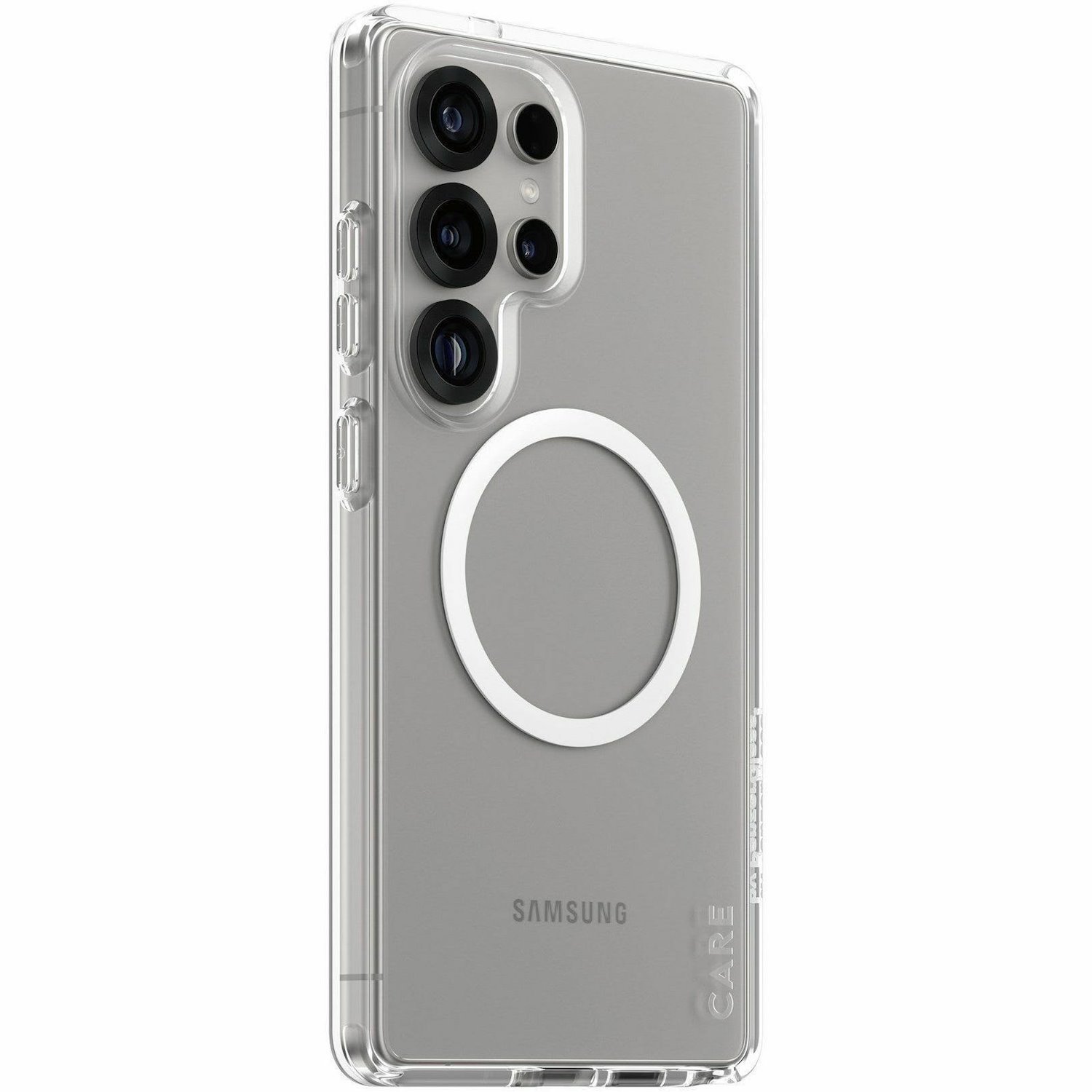 CARE Urban Combat Case for Samsung Galaxy S25 Ultra Smartphone - Transparent, White