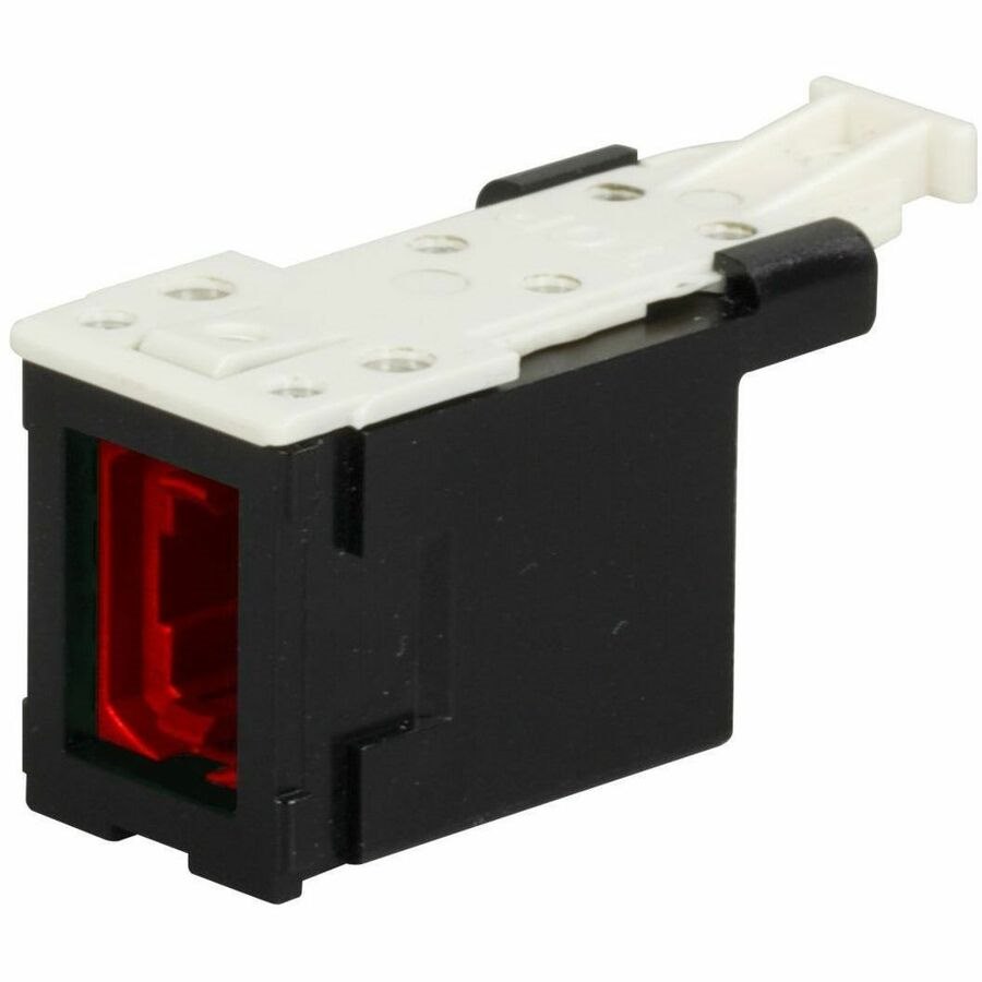Ortronics HDFM Fiber Module, MTP, Red, Black Housing