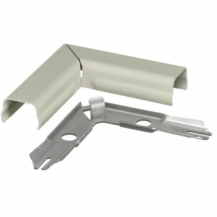 Bryant Metal Raceway, 90 Degree Flat Elbow, HBL500 Series, Ivory