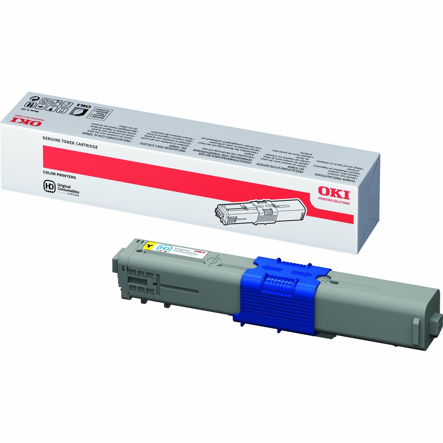 Oki 44469704 Original LED Toner Cartridge - Yellow Pack