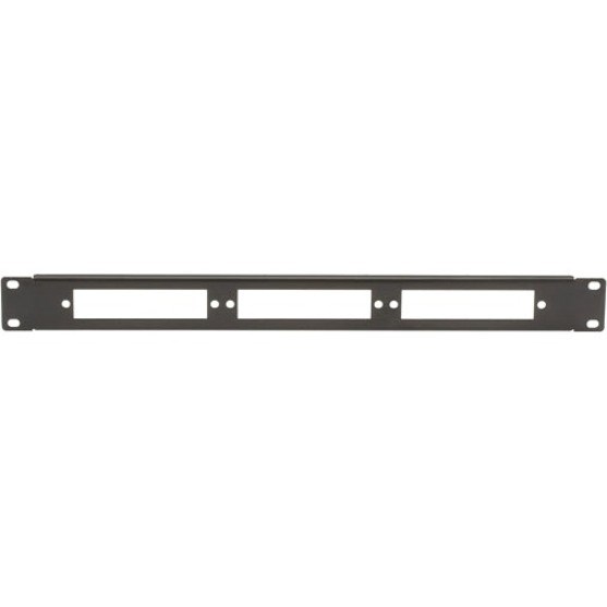 Black Box Fiber Optic Panel - Blank, 1U, 3-Slot