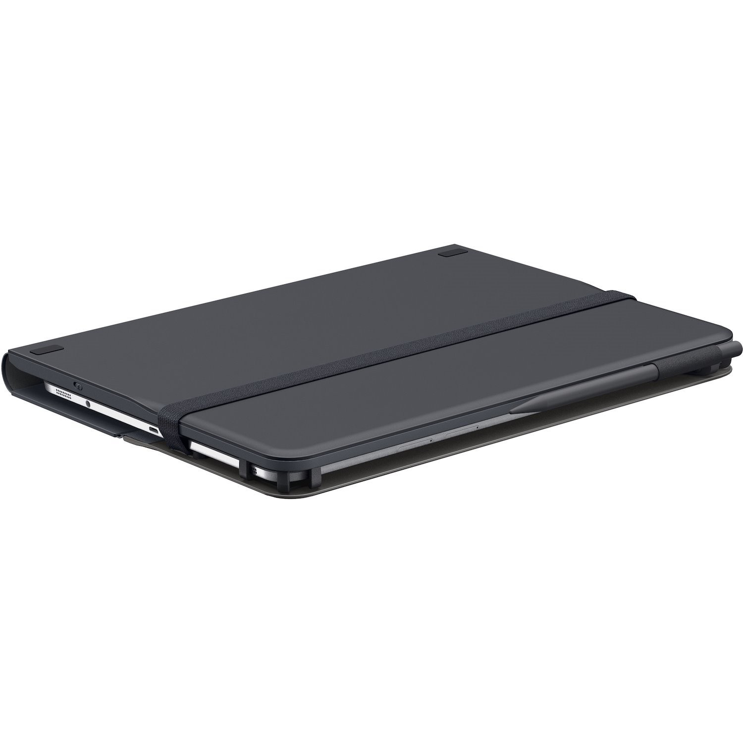 Logitech Universal Folio Toetsenbord/hoes (Folio) voor 25,4 cm (10") Apple iPad Air 2, iPad Air, iPad 2, iPad (3de generatie), iPad (4th Generation) - Engels (UK) toetsenbord - Zwart