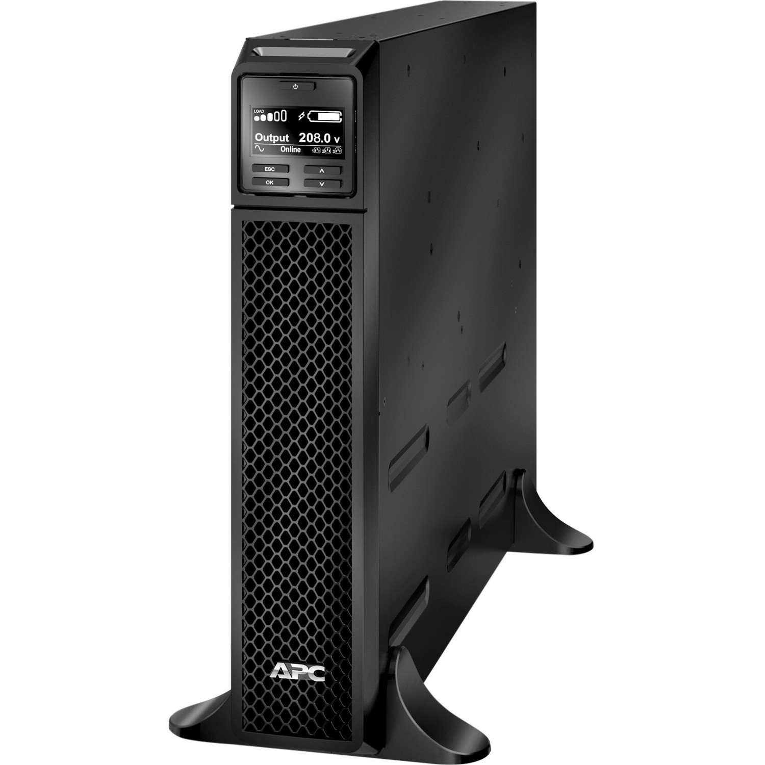 APC Smart-UPS On-Line, 3kVA, Tower, 208V, 2x L6-20R+1x L6-30R NEMA outlets, SmartSlot, Extended runtime, W/O rail kit