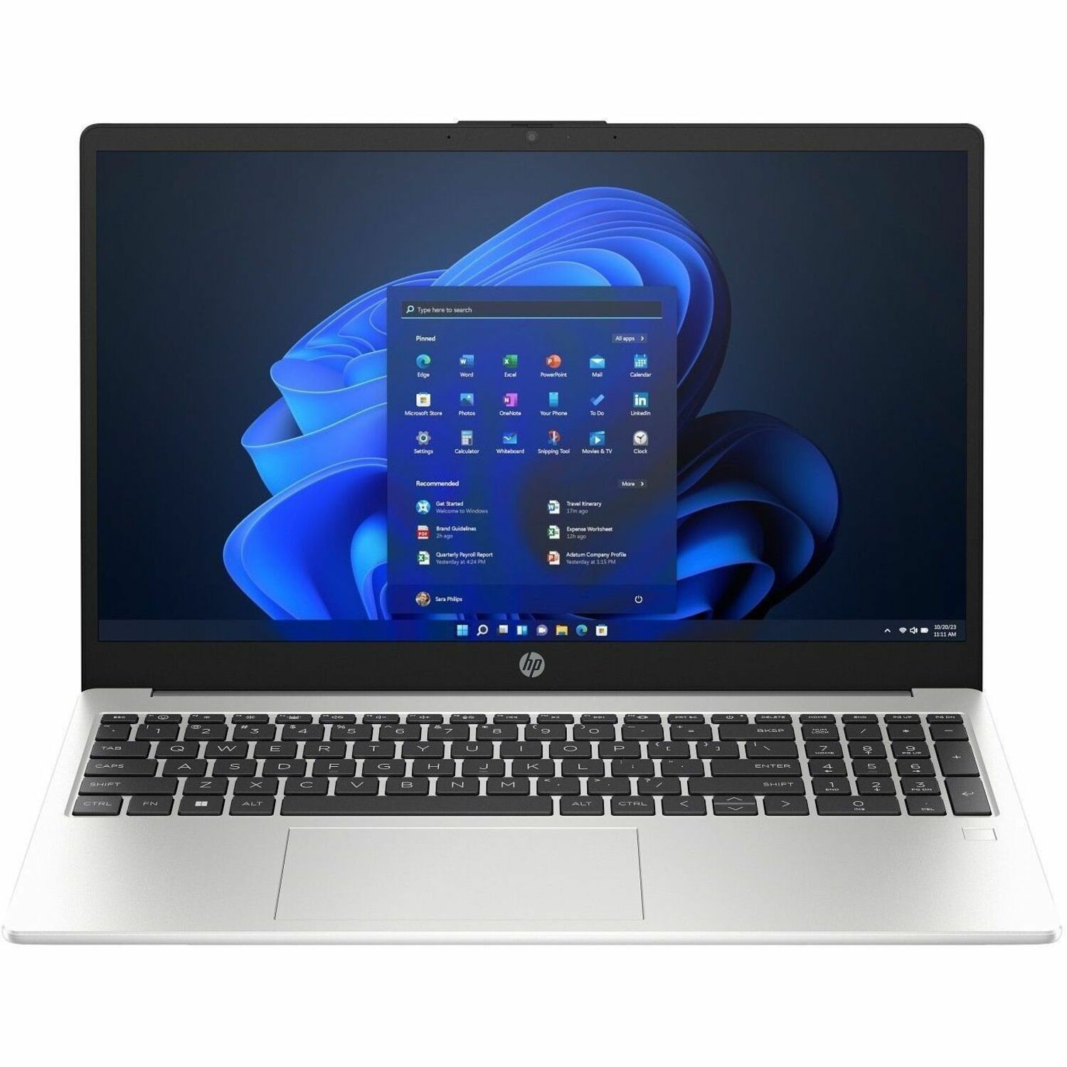 HP 255 G10 39.6 cm (15.6") Notebook - Full HD - AMD Ryzen 5 7530U - 8 GB - 256 GB SSD - Dark Ash Silver