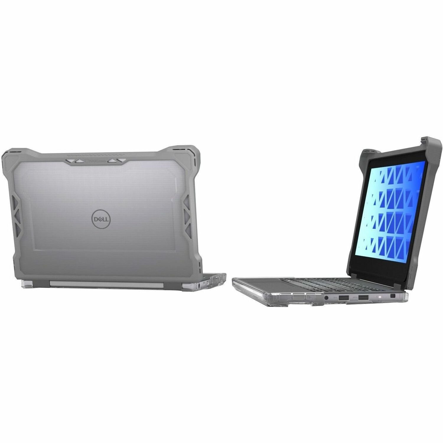 MAXCases Extreme Shell-F Rugged Case for Dell Chromebook - Grey