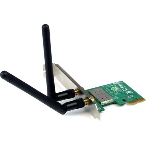 StarTech.com PCI Express Wireless N Adapter - 300 Mbps PCIe 802.11 b/g/n Network Adapter Card - 2T2R 2.2 dBi