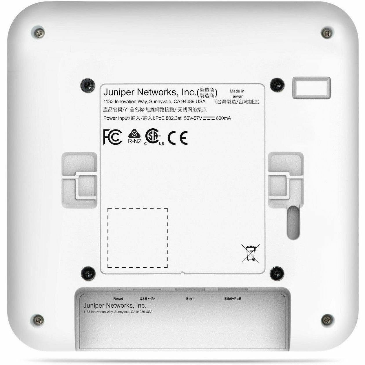 Mist AP45 Tri Band Wi-Fi 6E IEEE 802.11 a/b/g/n/ac/ax 9.60 Gbit/s Wireless Access Point - Indoor