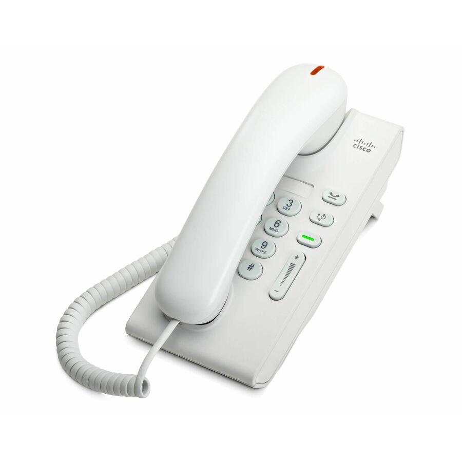 Cisco 6901 IP Phone - Refurbished - Corded - Corded - Desktop, Wall Mountable - Arctic White