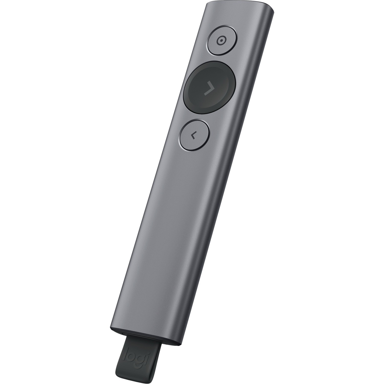 LOGITECH SPOTLIGHT WIRELESS PRESENTATION REMOTE,2.4GHZ USB RECEIVER,BT,SLATE,30M RANGE-1YR