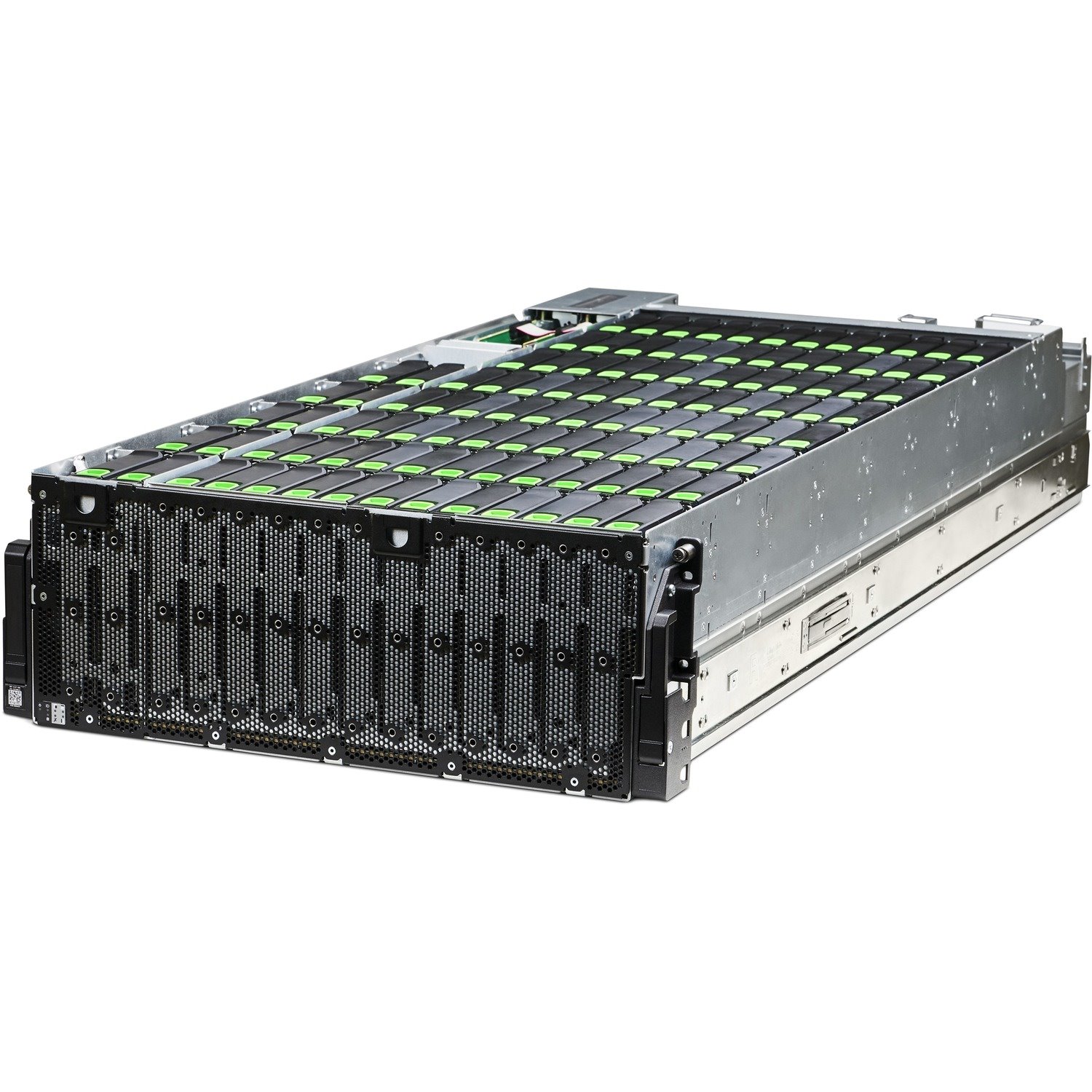 Seagate 4U106 12G SAS JBOD Rackmount Storage System - includes 1.06PB 106x 10TB 3.5" SAS Exos Hard Drives (HDD) 7.2K, 1.2m deep, dual IO modules, 4 - 12Gb x4 mini-SAS HD host and expansion ports, 2x 1G Ethernet RJ-45 ports, redundant power supply (PSU), 5-year limited warranty