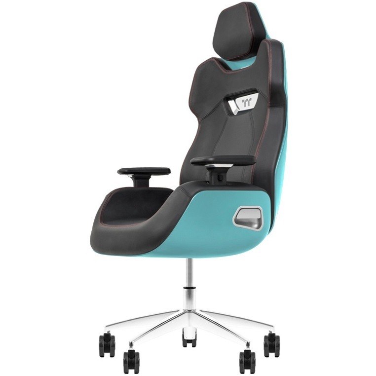 Thermaltake ARGENT E700 Real Leather Gaming Chair (Turquoise) Design by Studio F. A. Porsche