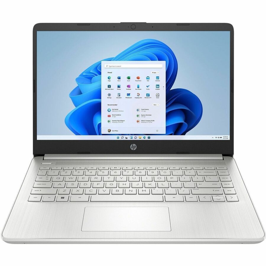 HP 14s-dq5008na 35.6 cm (14") Notebook - Full HD - Intel Core i5 12th Gen i5-1235U - 8 GB - 512 GB SSD - Natural Silver