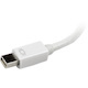 StarTech.com Travel A/V adapter: 3-in-1 Mini DisplayPort to VGA DVI or HDMI converter - white