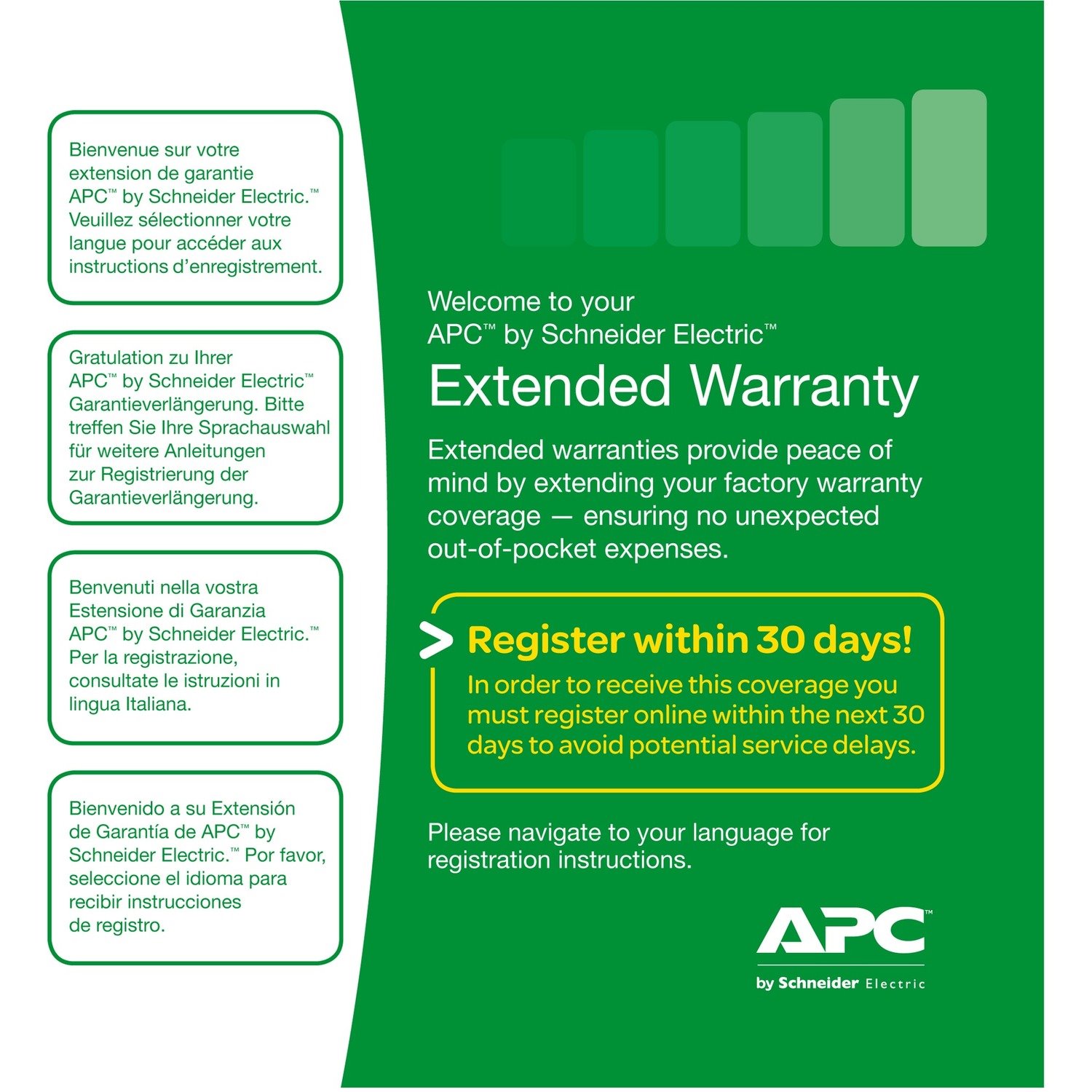 APC by Schneider Electric Service Pack - Extended Warranty - 1 Year - Warranty