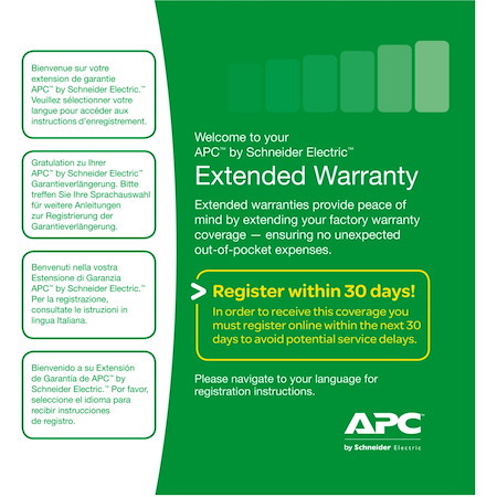 Warranty extension service pack, for new product purchase, 1yr, level 02