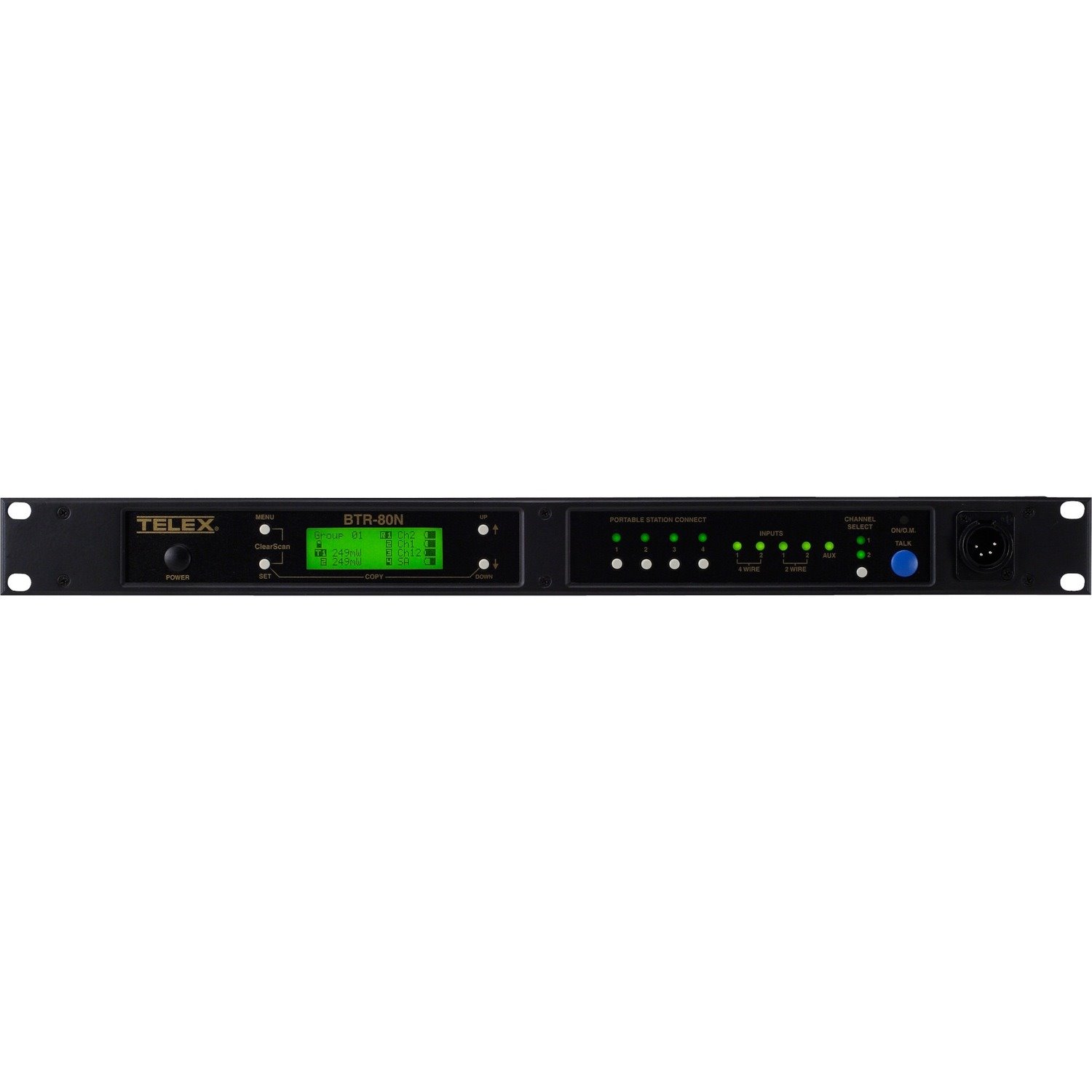 RTS Narrow Band UHF Two-Channel Wireless Synthesized Base Station