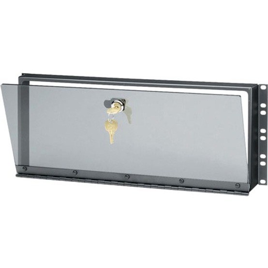 Black Box Hinged PLEXIGLAS Cover - 4U