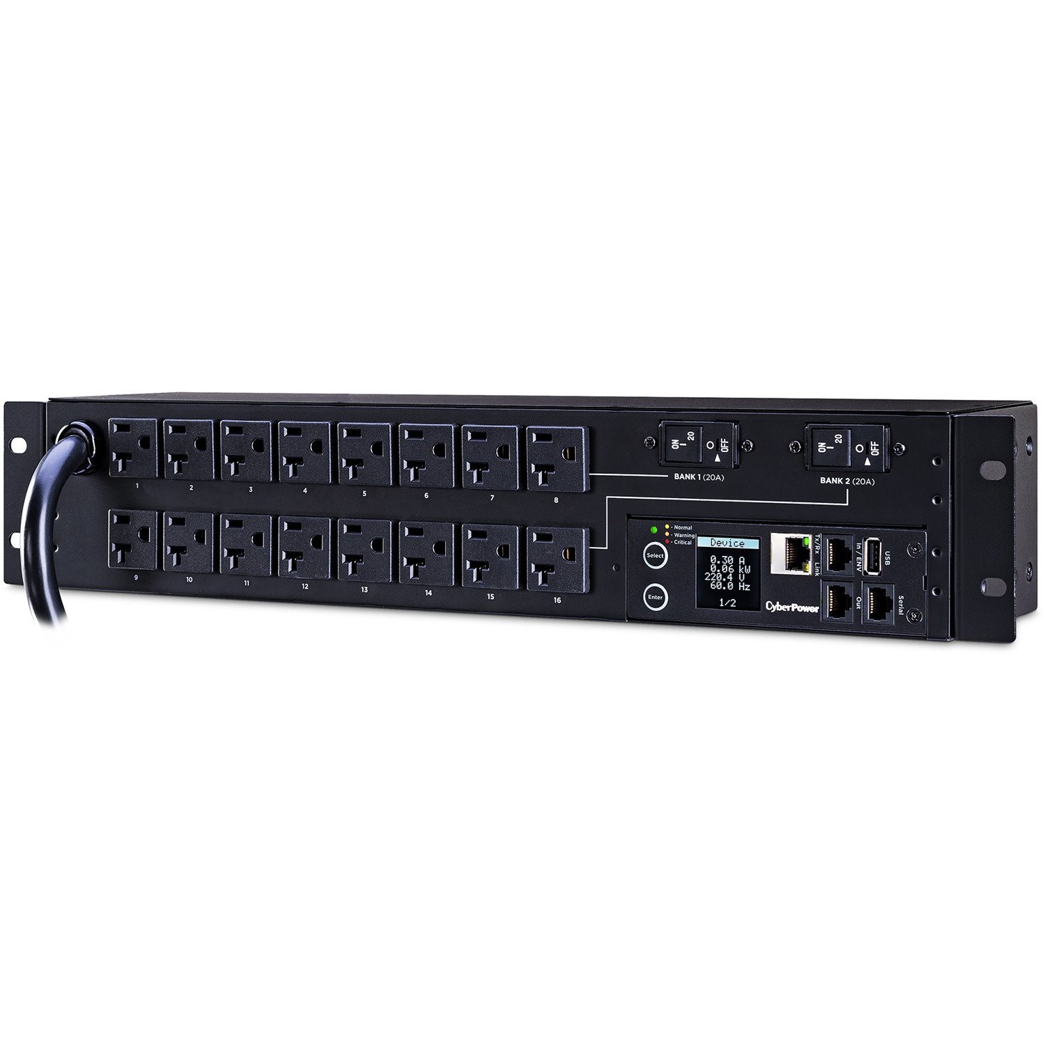 CyberPower PDU31003 100 - 120 VAC 30A Monitored PDU