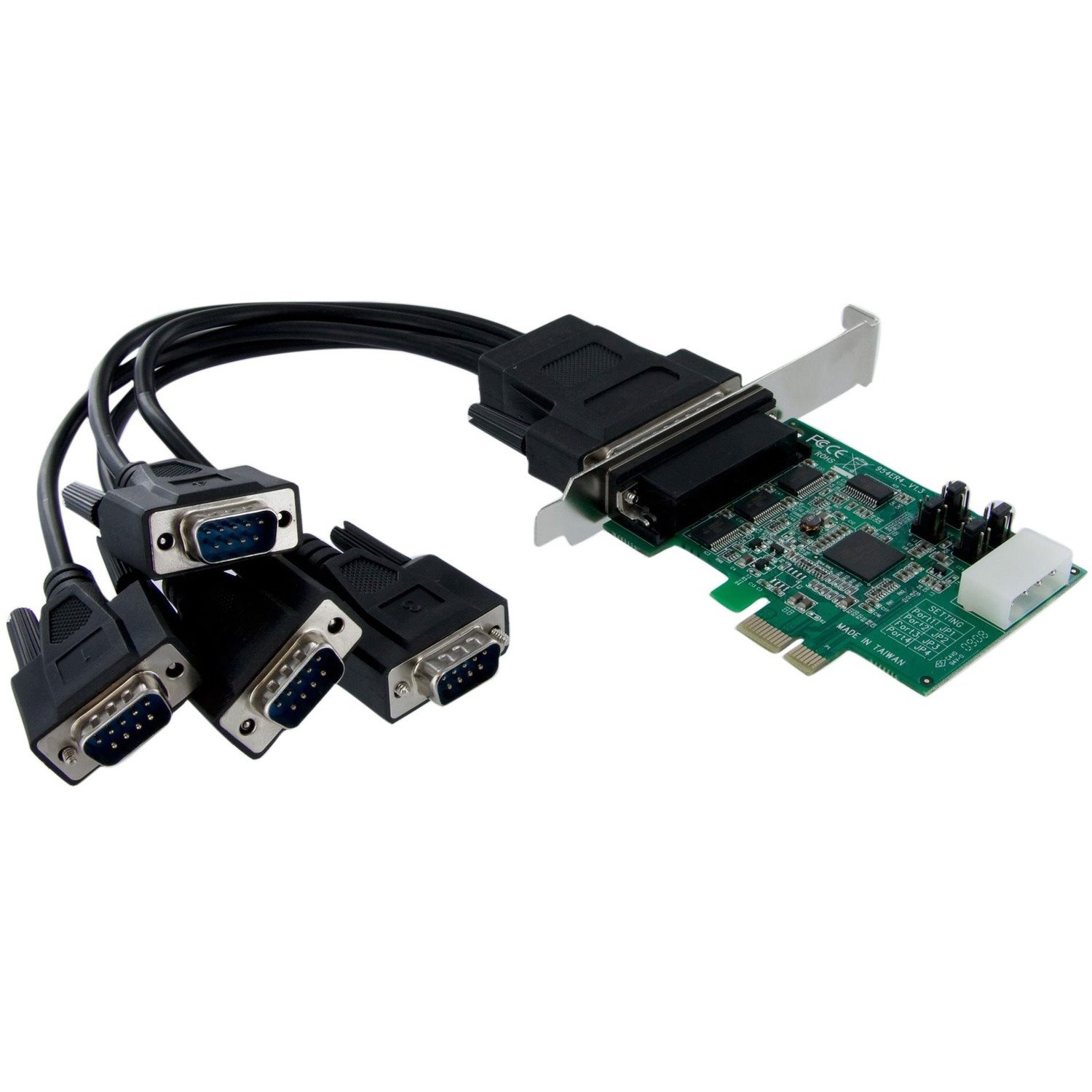 StarTech.com 4-Port 16950 UART Multiport Serial Adapter