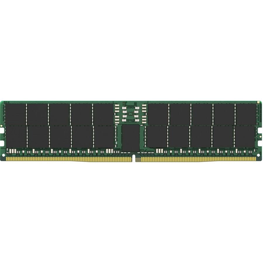 Kingston RAM Module for Server, Motherboard - 128 GB - DDR5-6400/PC5-51200 DDR5 SDRAM - 6400 MHz Dual-rank Memory - CL52 - 1.10 V