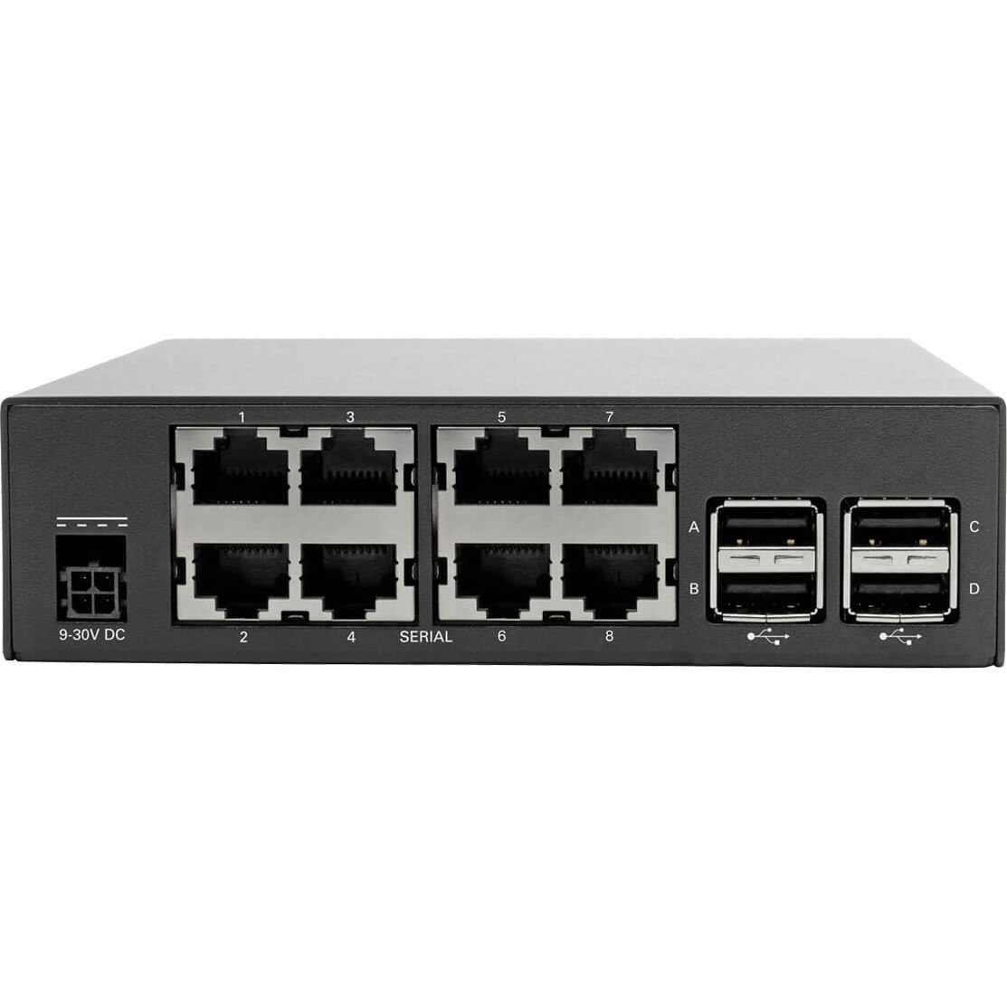 Eaton Tripp Lite Series 8-Port Console Server with Dual GbE NIC, 4Gb Flash and 4 USB Ports