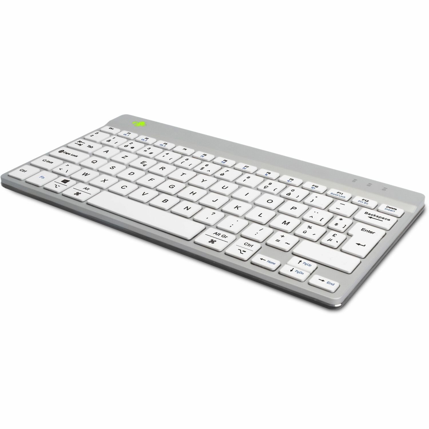 R-Go Compact Break Toetsenbord - Compact - Draadloos Verbinding - USB Type C Interface - Belgisch - AZERTY indeling - Wit